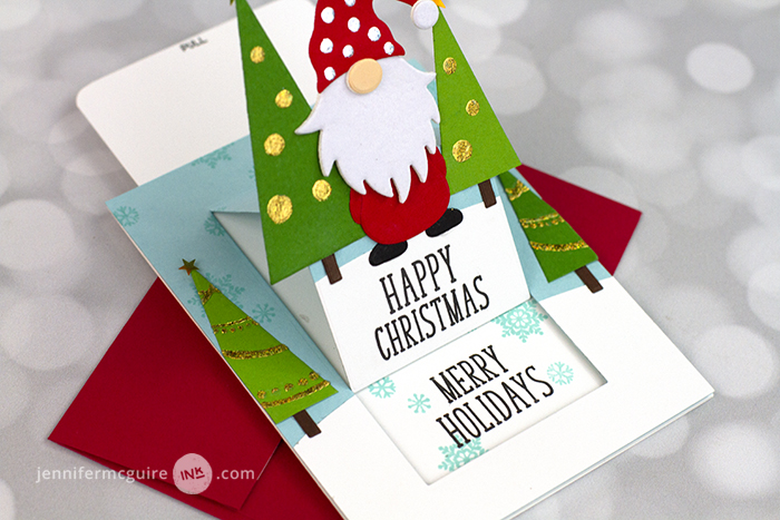 DIY Pop Up Slider Card Video by Jennifer McGuire Ink