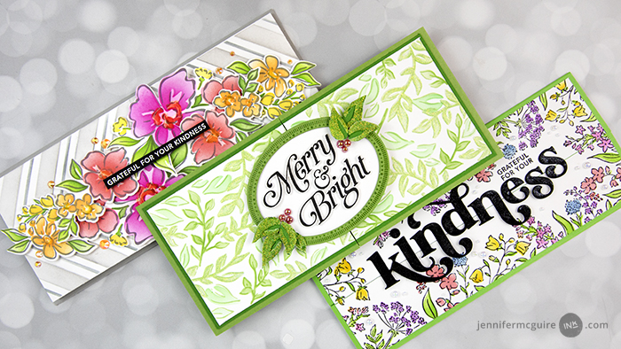 All About Slimline Video by Jennifer McGuire Ink