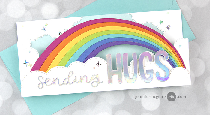 Slimline Shadow Box Cards Video by Jennifer McGuire Ink