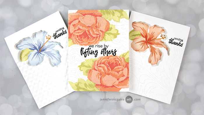One Layer Cards Video by Jennifer McGuire Ink