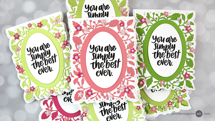 Easel Card Video by Jennifer McGuire Ink