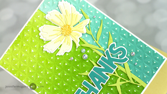 Embossing Folder Pop Video by Jennifer McGuire Ink