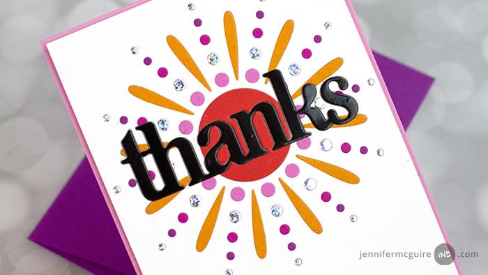 Creative Use of Word Dies Video by Jennifer McGuire Ink