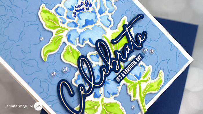 Foil and Stencil Cards Video by Jennifer McGuire Ink