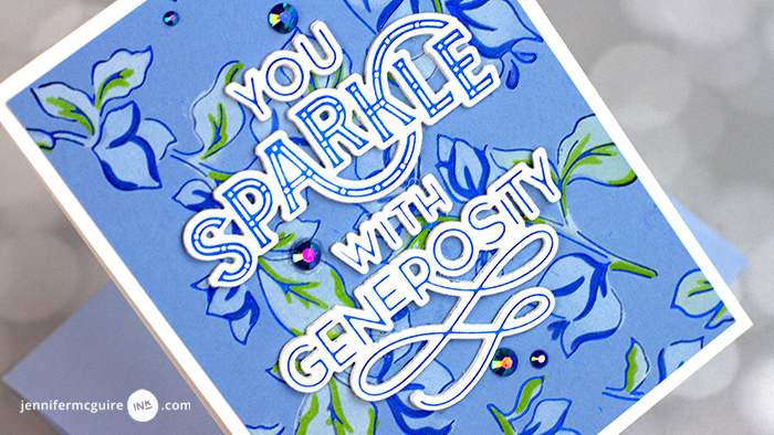 Foil and Stencil Cards Video by Jennifer McGuire Ink