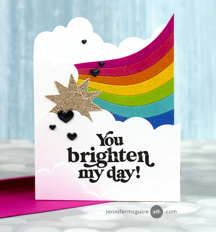 DIY Shaped Cards Video by Jennifer McGuire Ink