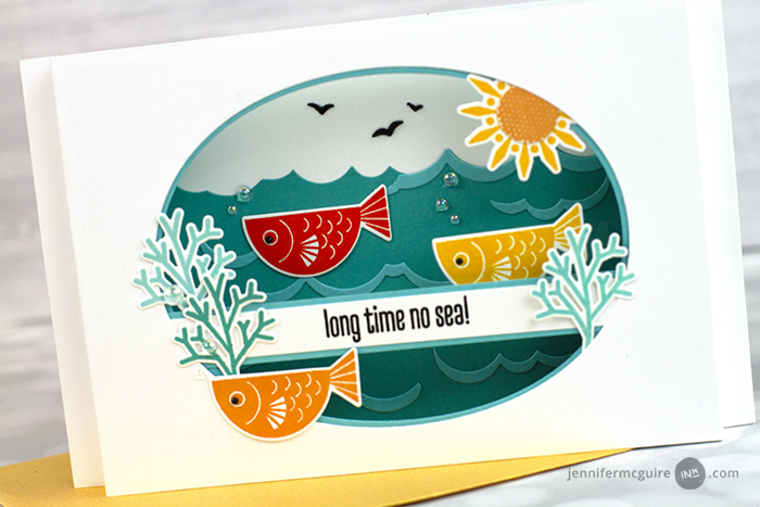 Easy Shadow Box Card Video by Jennifer McGuire Ink