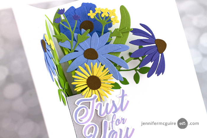 Pop-Up Flower Vase Card Video by Jennifer McGuire Ink