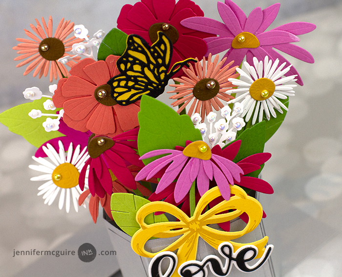 Pop-Up Flower Vase Card Video by Jennifer McGuire Ink
