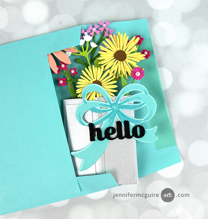 Pop-Up Flower Vase Card Video by Jennifer McGuire Ink