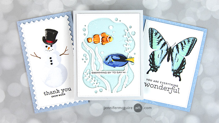 Stamping Layering Tricks Video by Jennifer McGuire Ink