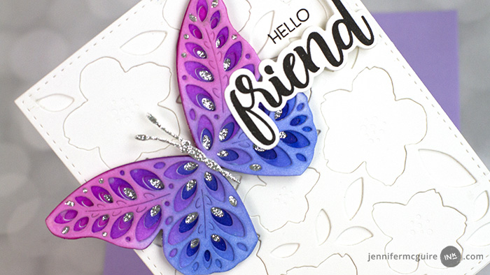 Layering Dies as Stencils Video by Jennifer McGuire Ink
