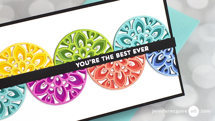 Using Layering Dies Creatively Video by Jennifer McGuire Ink