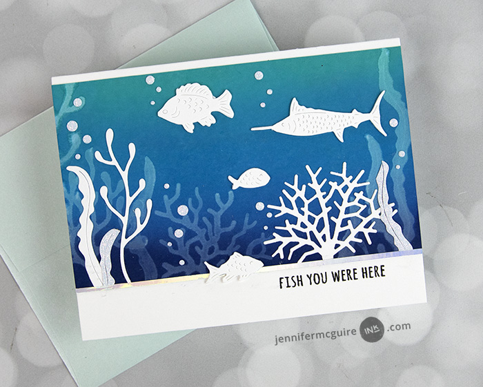 CL501 Whittle Sealife Sentiments clear stamp set
