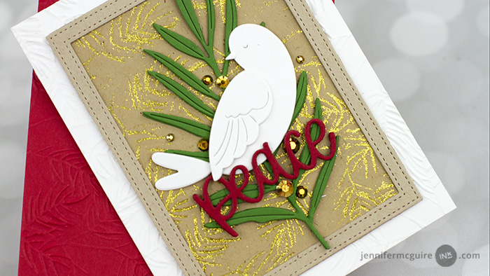 Filled Embossing Folder Technique Video by Jennifer McGuire Ink