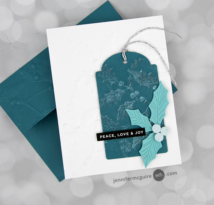 Peace Love Joy Tag Cards - Jennifer McGuire Ink