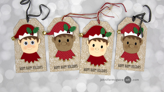 Holiday Tags with Lila Video on Jennifer McGuire Ink