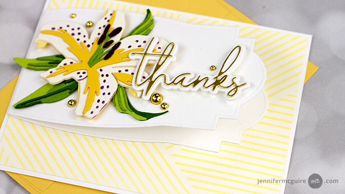 Using Dies as Stencils Video by Jennifer McGuire Ink