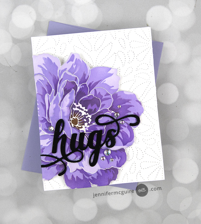 Shaped Front-Flap Card Video by Jennifer McGuire Ink