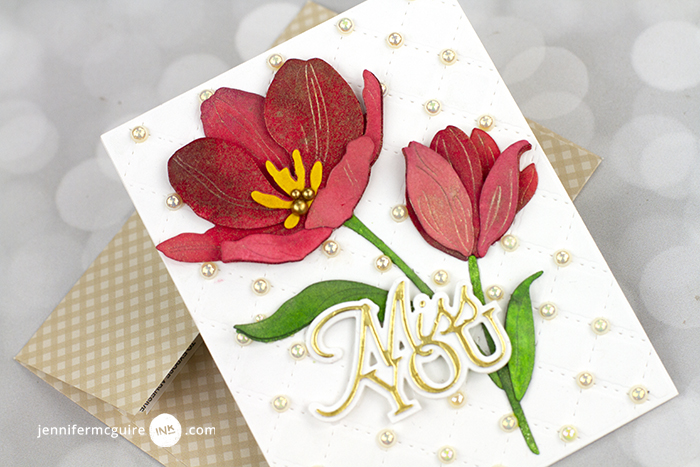 Fast Distress Die Cut Methods Video by Jennifer McGuire Ink