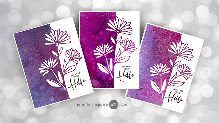 Positive and Negative Die Cut Techniques Video by Jennifer McGuire Ink