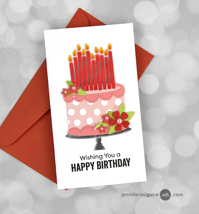 Fun Shaped Birthday Cards Video by Jennifer McGuire Ink