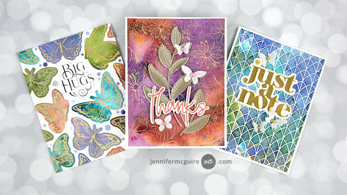 Magic Colored Backgrounds Video by Jennifer McGuire Ink