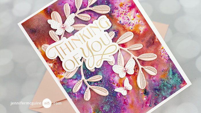 Magic Colored Backgrounds Video by Jennifer McGuire Ink