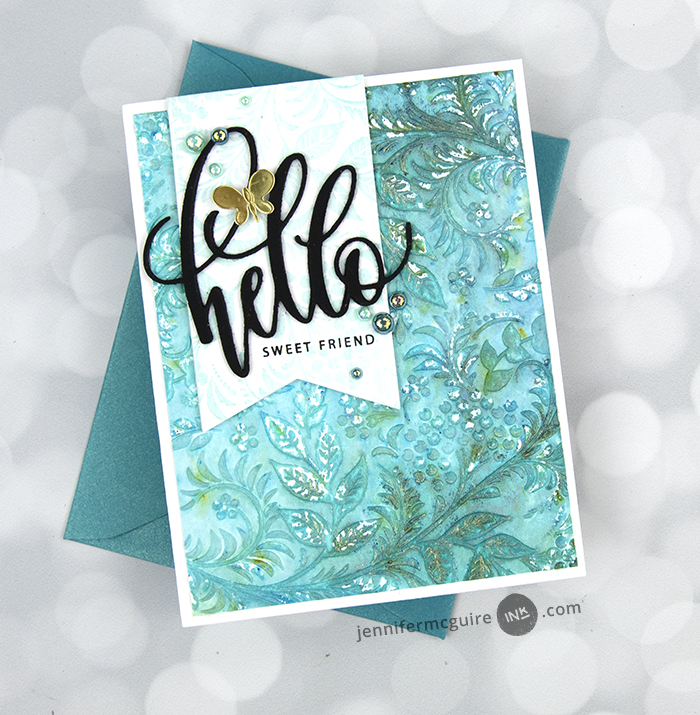 Magic Color and Embossing Folders Video by Jennifer McGuire Ink