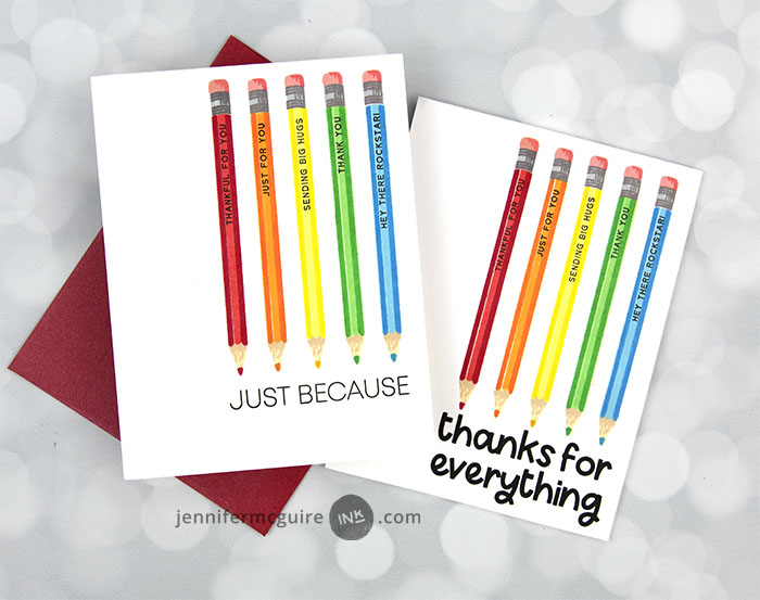 Tips and Helpful Tools For Stamped Cards Video by Jennifer McGuire Ink