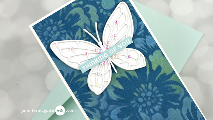 Simple Magic Color Distress Technique Video by Jennifer McGuire Ink