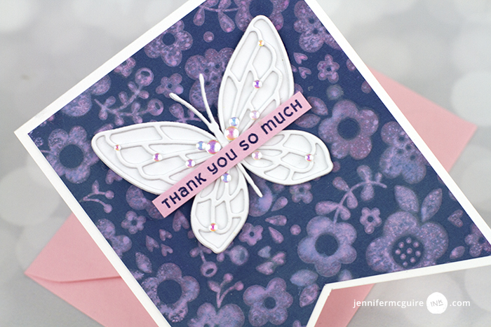 Simple Magic Color Distress Technique Video by Jennifer McGuire Ink