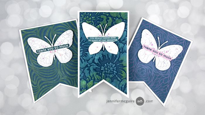 Simple Magic Color Distress Technique Video by Jennifer McGuire Ink