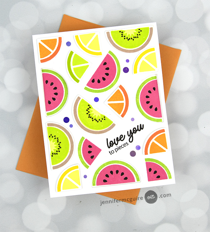 Stamped Window Cards Video by Jennifer McGuire Ink