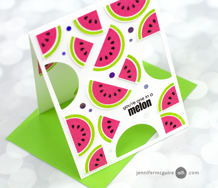 Stamped Window Cards Video by Jennifer McGuire Ink