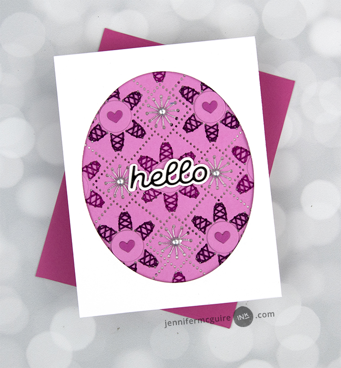 Creative Stitched Cards Video by Jennifer McGuire Ink