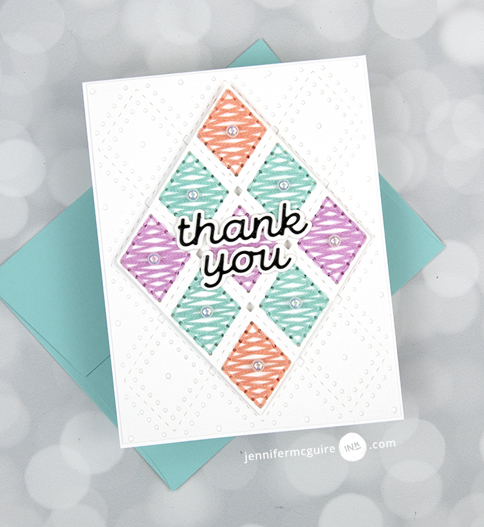 Creative Stitched Cards Video by Jennifer McGuire Ink