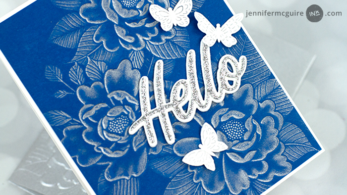 Creative Uses of Embossing Folders - Jennifer McGuire Ink