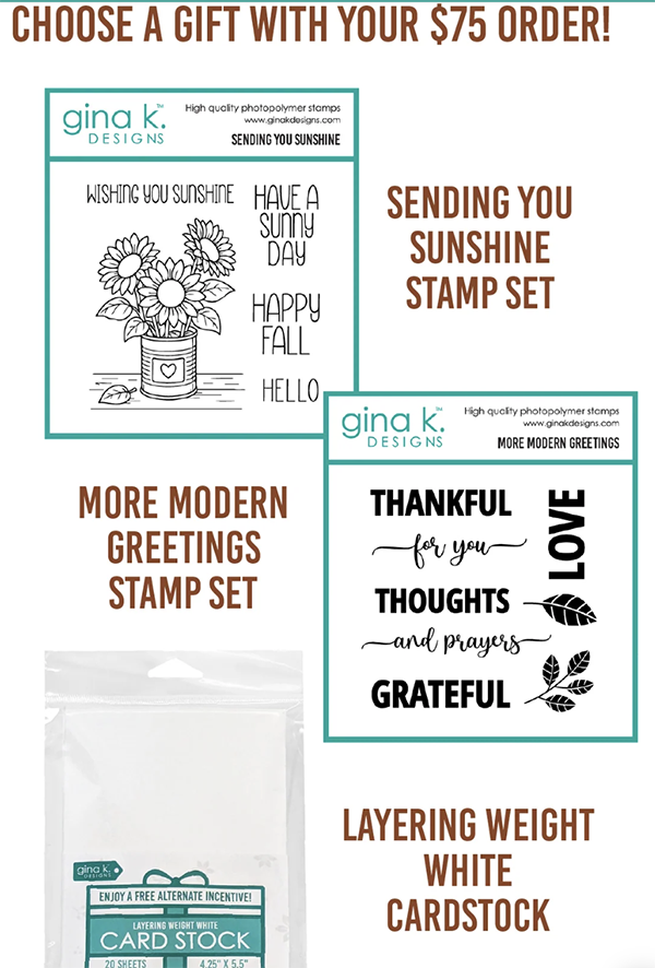 Deal from Gina K Designs